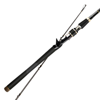 Ensemble canne à pêche et moulinet HASIDA Thunder en carbone haute résistance avec poignée en métal rapide EVA pour la pêche en rivière, en lac et en ruisseau