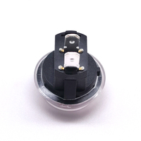Interrupteur à bascule rond étanche 6A 250V AC rouge micro spst interrupteur à bascule avec couvercle étanche