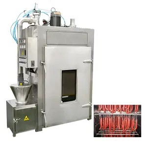 Hoogrenderende Elektrische Rookhuisworst Vlees Volautomatische Commerciële Visrookmachine