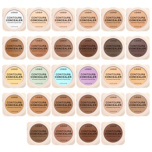 Ochain Private Label Palette de crème de fond de teint végétalien Correcteur compact pour le contour du visage Cernes Crème mate sans huile - Product Image 5
