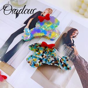 Barrettes personnalisées Oradour <span class=keywords><strong>Cheveux</strong></span> Femme <span class=keywords><strong>Pour</strong></span> <span class=keywords><strong>Mariage</strong></span> Coquette Acétate de cellulose Pinces à <span class=keywords><strong>cheveux</strong></span> légères durables personnalisables - Product Image 3