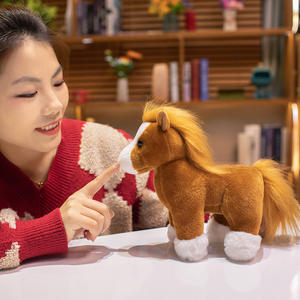 ตุ๊กตาม้าโพนี่ม้าอาคาล-ทีคม้าสีอเมริกัน hucul ของเล่นตุ๊กตายัดไส้สัตว์หมอนของเล่นสำหรับเด็ก - Product Image 3