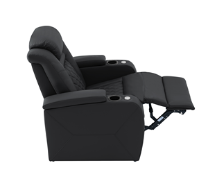 Divano Reclinabile Moderno e Essenziale in Vera Pelle con Poggiatesta Elettrici in Memory Foam, Luci LED, Vano Portaoggetti, Porte USB, Struttura in Legno e Metallo - Product Image 5