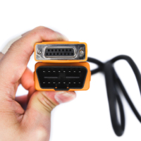 Cable de Extensión JBT OBD2 de 16 Pines, Cable de Diagnóstico OBDII de 16 Núcleos J1962 para Escáner de Automóvil, Adaptador Bluetooth