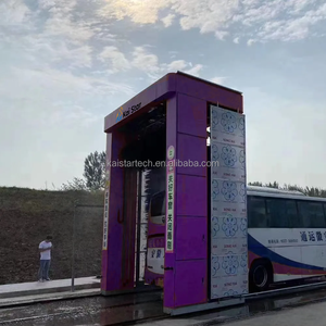 Autolavaggio Elettrico Drive-Through per Autobus e Camion, Costruzione in Acciaio Inox, Motori Italiani, Tre Spazzole Schiumogene, Completamente Automatico - Product Image 6