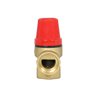 Vanne de sécurité hydraulique en laiton à filetage femelle DN15 DN20 3 bars 6 bars, vente chaude