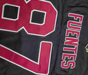 أفضل جودة مخصصة #1 Kyler Murray #18 Marvin Harrison Jr. #0 ويل جونسون #85 Trey McBride مخيط قميص كرة القدم الأمريكية - Product Image 2