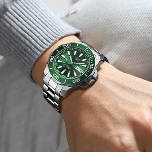 Orologio di Lusso da Uomo d'Affari di Alta Qualità in Acciaio Inossidabile, <span class=keywords><strong>Orologi</strong></span> di Marca d'Importazione Originale Automatici Meccanici - Product Image 6