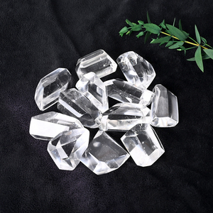Vente en gros de pierres brutes de cristal naturel pour la lithothérapie, blocs de quartz clair de forme libre pour la fabrication de bijoux en pierres précieuses - Product Image 5
