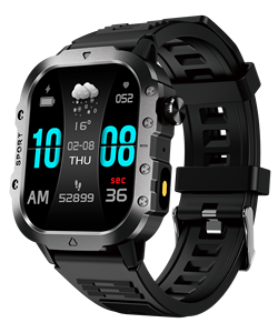 ساعة ذكية بشاشة بوصة تصميم جديد متعدد الوظائف معدل ضربات القلب BT استدعاء أندرويد/IOS ساعة ذكية H12 ساعة ذكية مقاومة للماء - Product Image 1