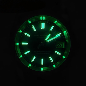 Reloj con Bisel Estriado de 39 mm, Esfera Azul con Índices Aplicados, Cristal de Zafiro con Movimiento Japonés NH35 - Product Image 6