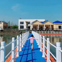 Installation professionnelle et durable sur mesure, matériaux flexibles de protection de l'environnement, quai flottant, bateau
