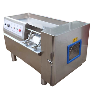 Découpeuse électrique automatique de tranche de viande de cube frais congelé de bande de légumes de boeuf de porc de poisson - Product Image 5