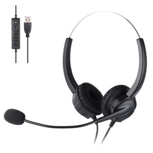 Best-seller Call Center Headset MC3 avec microphone Confortable à porter des écouteurs bon marché pour les emplois de service à la clientèle du centre d'appels - Product Image 1