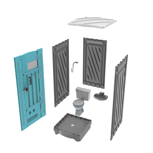 <span class=keywords><strong>Letrina</strong></span> móvil prefabricada con Ducha y lavabo - Product Image 1