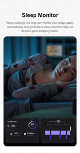 Nuevo Anillo Inteligente de Acero R09, Monitor de Actividad Física con Seguimiento del Sueño, Resistente al Agua 5ATM, Monitoreo de Salud para Hombres y Mujeres - Product Image 4