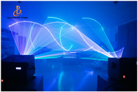 IP65 10 w 35K RGB Étanche Laser Lumière Ciel Laser Spectacle Système ILDA DJ Équipement Animation Projecteur 10 Watt Lumière Laser Extérieure