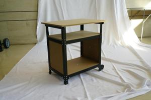 Adjustable-height Woodworking Workbench with Mobile Design - Product Image 5