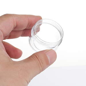 Du Lịch Kích thước 10ml <span class=keywords><strong>15ml</strong></span> <span class=keywords><strong>20ml</strong></span> rõ ràng mỹ phẩm container PP trang điểm lọ cho mẫu kem dưỡng da kem Thuốc mỡ Salve Balm bột lưu trữ - Product Image 4