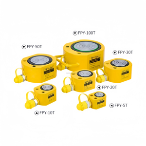 Gato de acero ultrafino portátil de 20T con capacidad ajustable, herramientas de elevación OEM, capacidad de 50T, 2 años FPY-5 - Product Image 6