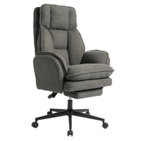 Chaise de bureau Criss Cross 135 fabriquée en Chine °   Fauteuil de direction inclinable à assise large, en polaire Teddy, adapté aux animaux de compagnie, fauteuil de coiffeuse