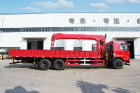 JQCM 8 tonnes Grue montée sur camion Bras de travail Grue mobile Bras télescopique Grue de camion Bras robotique à vendre