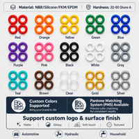 Juntas tóricas de silicona NBR FKM, resistentes al aceite y a altas temperaturas, impermeables, tipo X, duraderas, de grado industrial, OEM, personalizadas de fábrica, cuádruples.