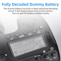 KingMa 8.4V 3A Adaptateur d'alimentation CA Coupleur CC et kit de batterie factice NP-F550 pour Sony F550 F750 F970