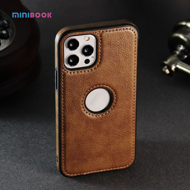 Minibook Leather Leather Case Ultrathin Cellphone Mobile Phone Case for iPhone 12 Pro Max