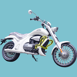 Nuevas Barras Anticaída, Protector de Motor, Deslizadores de Chasis Atornillables para Zongshen Cyclone LEMI 125, Acero al Carbono Cromado de Alta Resistencia - Product Image 1