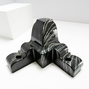 YIJUN Furniture Legs 4073 Black <b>ABS</b> Modern Minimalist Easy Installation - Product Image 3