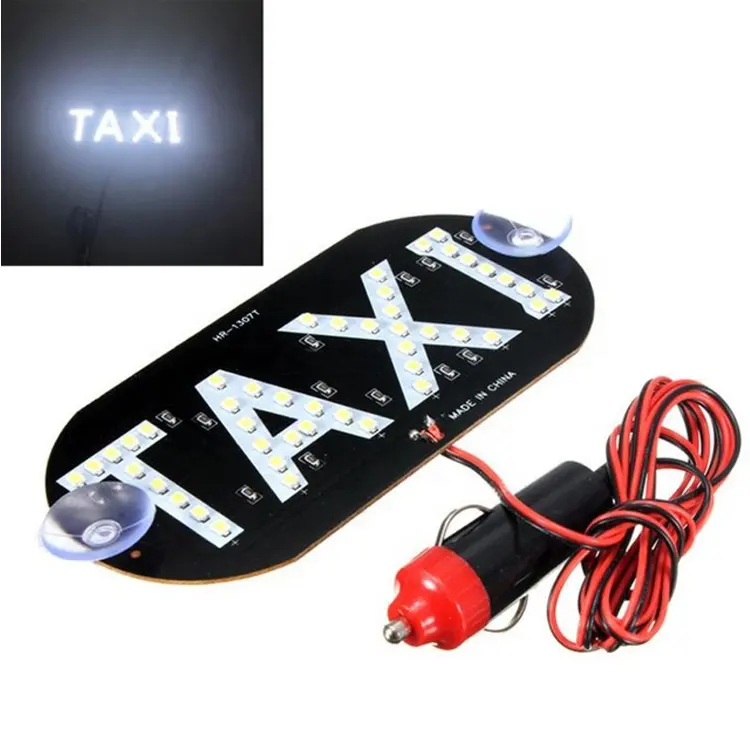 Taxi Led Auto Windschutz scheibe Kabine Anzeige Lampe Zeichen Blau LED Windschutz scheibe Taxi Licht Lampe