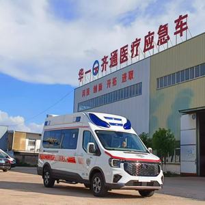 Factory Direct New Large Gasoline Ambulance Automatic Transmission EURO 5 Emission 3-8m Length High Roof <b>Monitoring</b> <b>System</b> for - Product Image 3