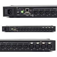 Processeur de sonorisation FIR DSP LB408 4 entrées 8 sorties, 500 MHz, double cœur, 32 bits, 768 kHz ADC, PEQ, DEQ, GEQ, USB, LAN, contrôle PC