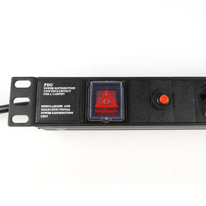 8-Bit 1u <span class=keywords><strong>Pdu</strong></span> Duitse Standaard Aluminium Stopcontact Voor Kast Techniek Insert - Product Image 4