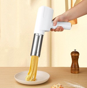 Máquina para Hacer <span class=keywords><strong>Pasta</strong></span> Eléctrica Portátil, Máquina para Hacer Fideos de Acero Inoxidable, Máquina para Hacer <span class=keywords><strong>Pasta</strong></span> Inalámbrica para Cocina - Product Image 3