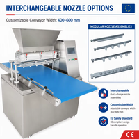 Nouvelle machine à biscuits entièrement automatique en acier inoxydable 304, haute efficacité, multifonction, outil de dépose, pétrin pour pâte à cupcakes