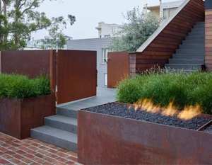 環境に優しいコルテン鋼製屋外フェンス縁板 - 防錆性と耐久性 - Product Image 2