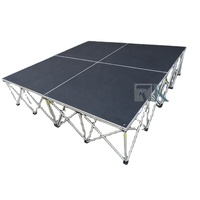 Scène mobile en aluminium Spider Riser avec différentes options de hauteur
