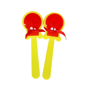 Instrumento de Percusión Orff al por Mayor, Castañeta de Plástico Portátil, Aplaudidor de Mano, Juguete Educativo de Percusión para Niños, Material Didáctico - Product Image 1