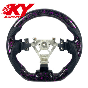 Volante Deportivo Personalizado de Fibra de Carbono Forjado en Color Morado para Nissan 350Z Infiniti G35 2003-2006 - Product Image 1