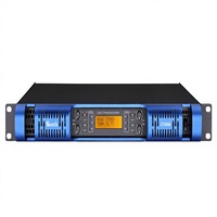 Amplificateur de puissance professionnel 4 canaux 600W 1U classe D avec alimentation à découpage pour spectacles et événements DJ