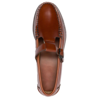 Mocassins à bride en T pour femmes, style classique personnalisé, dessus en cuir de veau d'été avec des caractéristiques plates, légères et antidérapantes