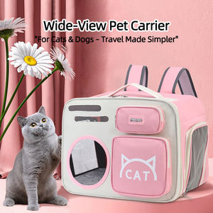 Pembawa anjing yang disetujui maskapai, tas perjalanan hewan peliharaan, tas perjalanan kucing pembawa anjing dapat dilipat sisi lembut ransel hewan peliharaan portabel - Product Image 4