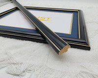 Vente chaude 11x14 Cadre de certificat de document en bois massif Cadres de diplôme collégial Cadre de graduation à tenture murale vintage