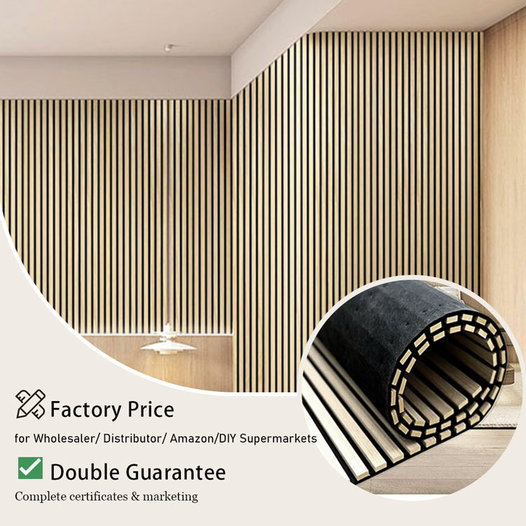 Slat MDF Akupanel Wooden Wood Wall