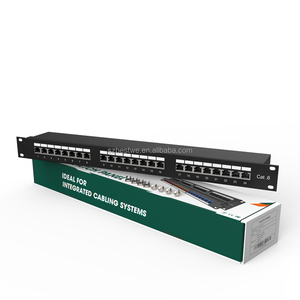 แผงแพทช์ Cat6 FTP 24 พอร์ต พร้อมโลโก้สั่งทำได้ |   แผงเครือข่าย RJ45 แบบป้องกันสัญญาณรบกวน |   การออกแบบแบบรวม 1U สำหรับแร็คเซิร์ฟเวอร์ - Product Image 4