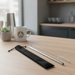 Set di utensili per paglia fredda collezione di cannucce aziendali - Product Image 3