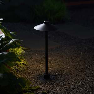 Lampe de jardin moderne en aluminium, étanche IP65, pour villa, allée, style minimaliste, luminaire architectural en forme de champignon - Product Image 4