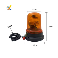 12V/24V LED Notfall-Warnleuchte Bernsteinfarbene Blinkleuchte für LKW Gabelstapler Traktor